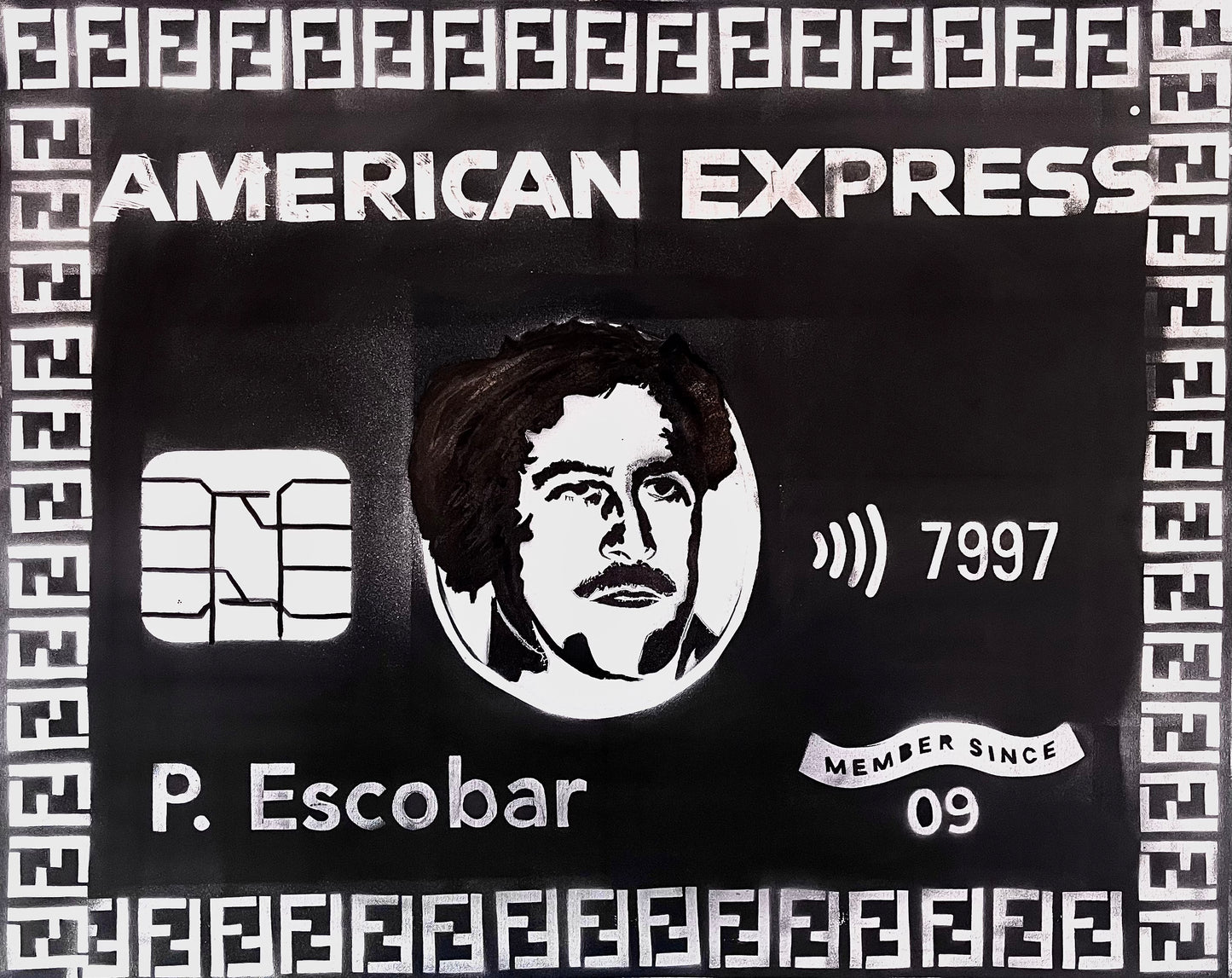 ”American Escobar” 70x100cm